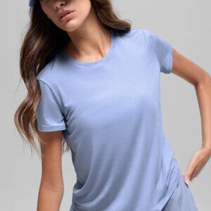 Alo All Day Short Sleeve Winter Frost